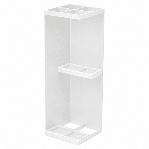 Suporte para guarda-chuvas TOKIO 47x15x15cm metal cor branco