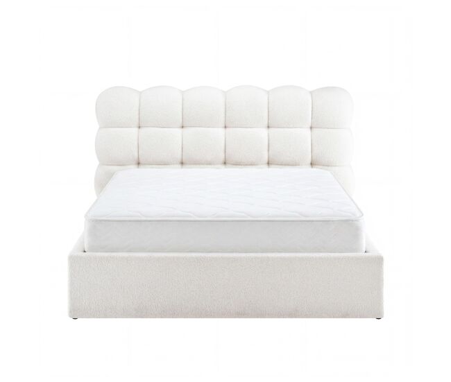 Cama abatible cloud 150x190cm color beige - conforama