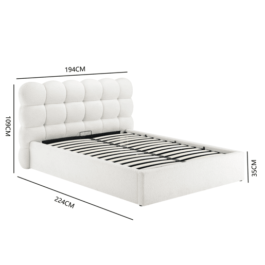 Cama abatÃvel CLOUD 160x200cm cor bege Cama abatÃvel CLOUD 160x200cm cor bege