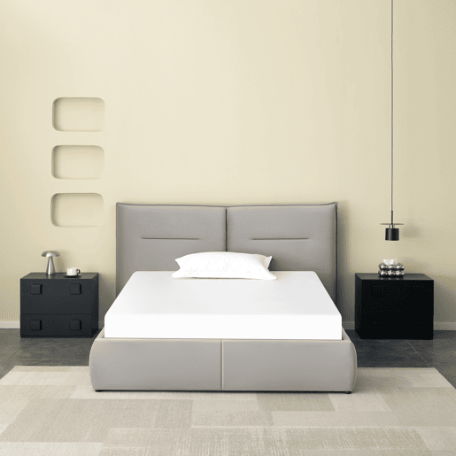 Cama abatível PILLOW 160x200cm cor cinza