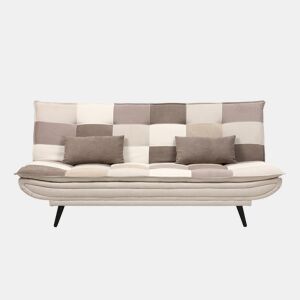 Sofá cama 3 lugares MARIE II cor castanho