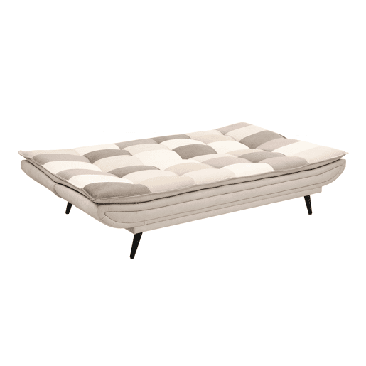Sofá cama 3 lugares MARIE II cor castanho