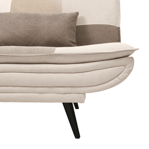 Sofá cama 3 lugares MARIE II cor castanho