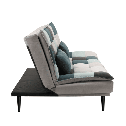 Sofá cama 3 lugares MARIE II cor azul