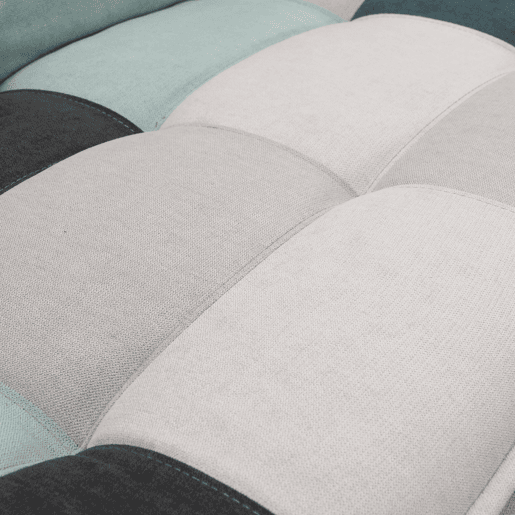 Sofá cama 3 lugares MARIE II cor azul