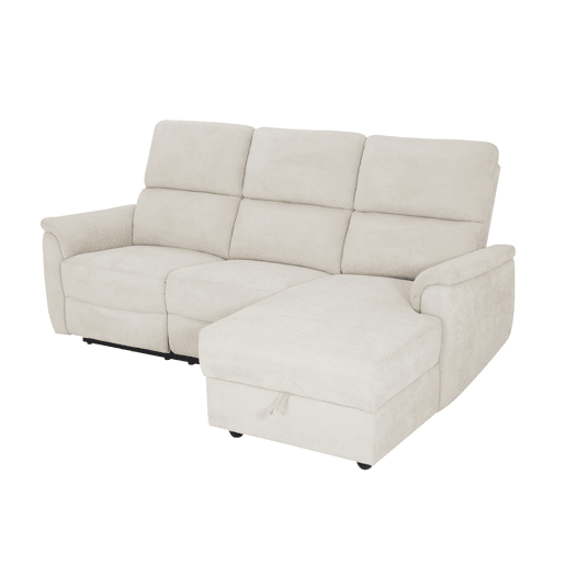 Chaise longue direita relax elétrico KATY cor bege