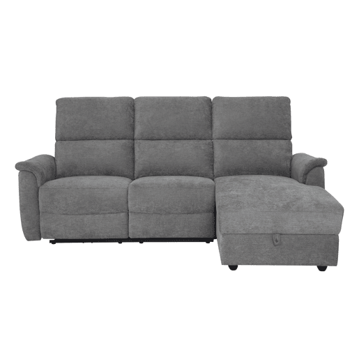 Chaise longue direita relax elétrico KATY cor cinza
