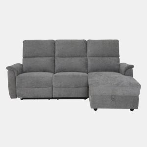 Chaise longue direita relax elétrico KATY cor cinza