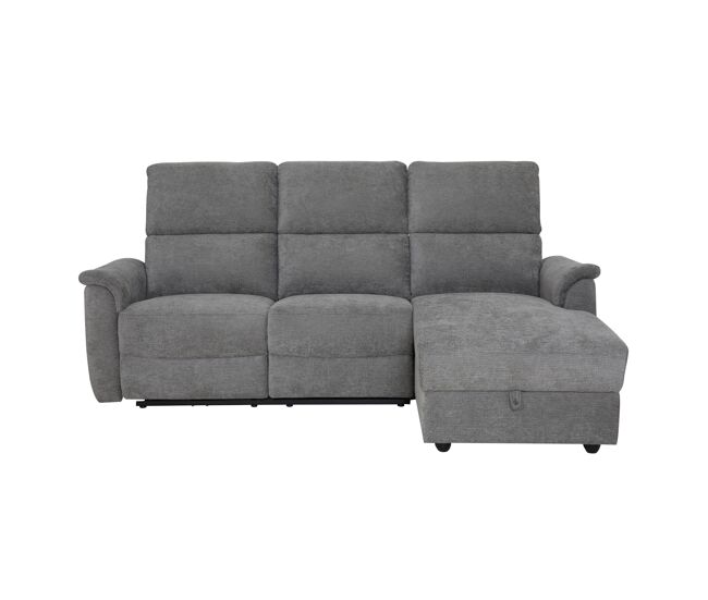 Chaise longue derecha relax electrica katy color gris