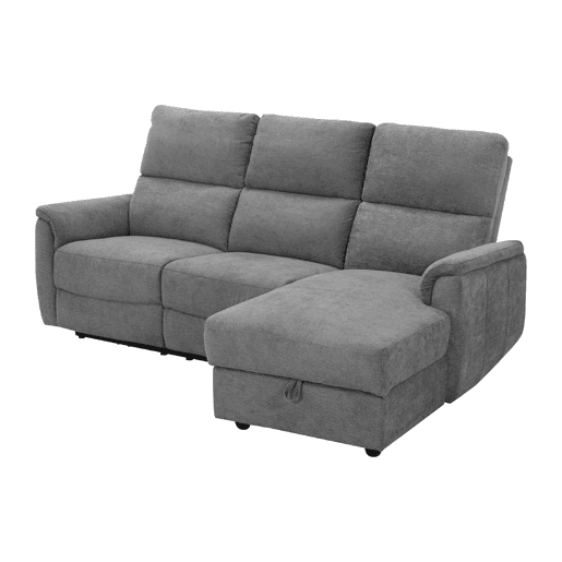 Chaise longue direita relax elétrico KATY cor cinza