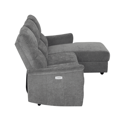 Chaise longue direita relax elétrico KATY cor cinza