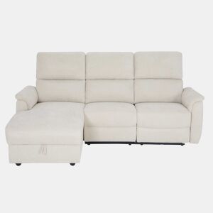 Chaise longue esquerda relax elétrico KATY cor bege