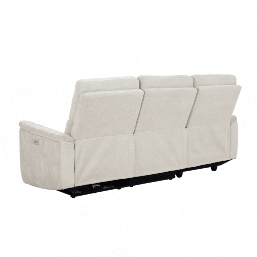 Chaise longue esquerda relax elétrico KATY cor bege