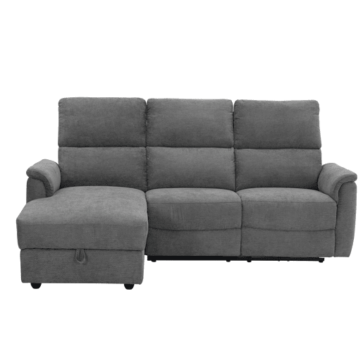 Chaise longue esquerda relax elétrico KATY cor cinza Chaise longue esquerda relax elétrico KATY cor cinza