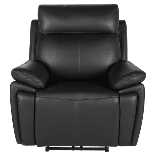 Cadeirão relax elétrico REMY em pele cor preto Cadeirão relax elétrico REMY em pele cor preto