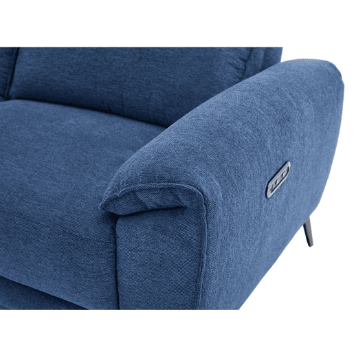 Chaise longue esquerda relax elétrico ISA cor azul