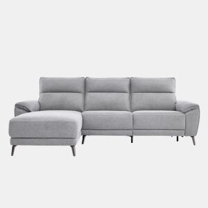Chaise longue esquerda relax elétrico ISA cor cinza claro