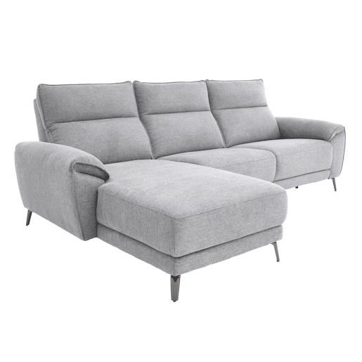 Chaise longue esquerda relax elétrico ISA cor cinza claro Chaise longue esquerda relax elétrico ISA cor cinza claro