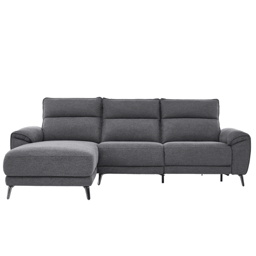 Chaise longue esquerda relax elétrico ISA cor cinza escuro