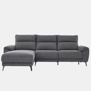 Chaise longue esquerda relax elétrico ISA cor cinza escuro
