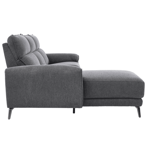 Chaise longue esquerda relax elétrico ISA cor cinza escuro