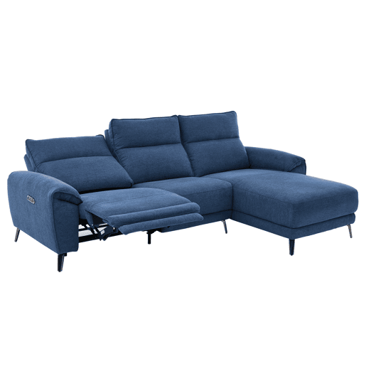 Chaise longue direita relax elétrico ISA cor azul