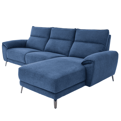 Chaise longue direita relax elétrico ISA cor azul