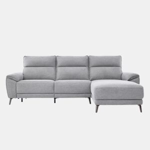 Chaise longue direita relax elétrico ISA cor cinza claro