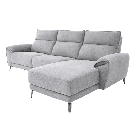 Chaise longue direita relax elétrico ISA cor cinza claro