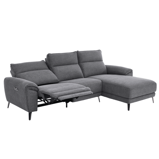 Chaise longue direita relax elétrico ISA cor cinza escuro