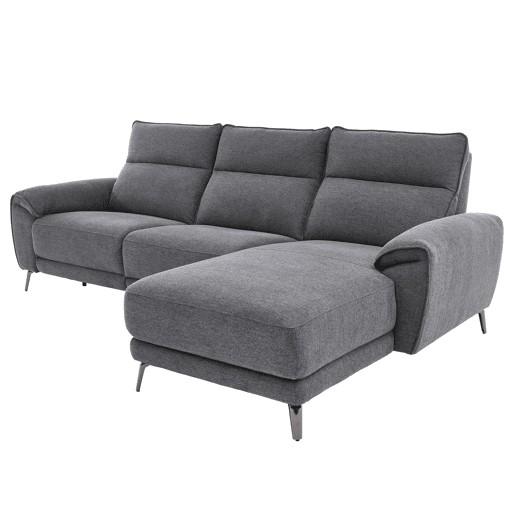 Chaise longue direita relax elétrico ISA cor cinza escuro