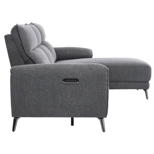 Chaise longue direita relax elétrico ISA cor cinza escuro