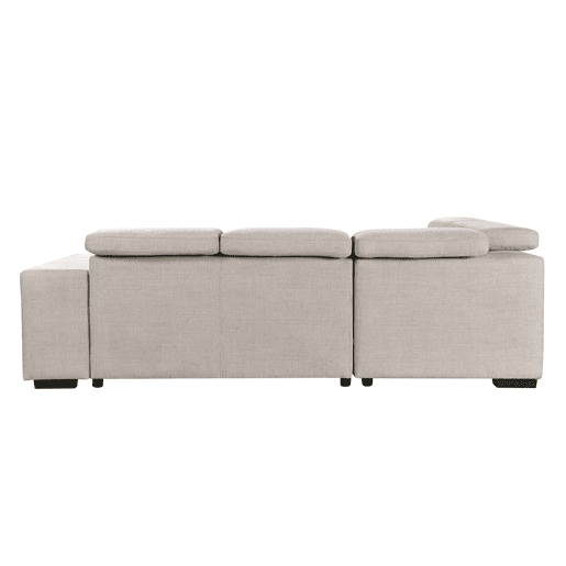 Rincorera izquierda con cama BRUNO color beige