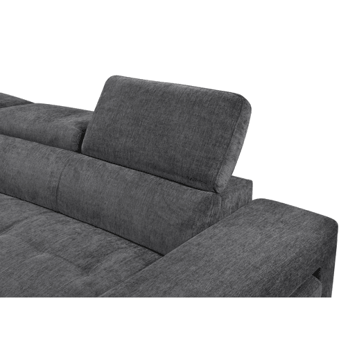Rincorera izquierda con cama BRUNO color gris