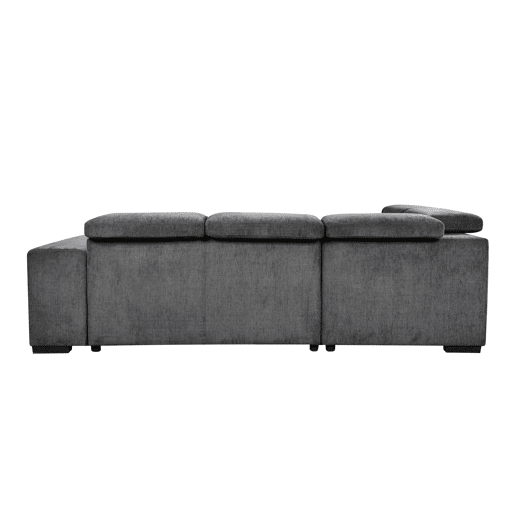 Rincorera izquierda con cama BRUNO color gris