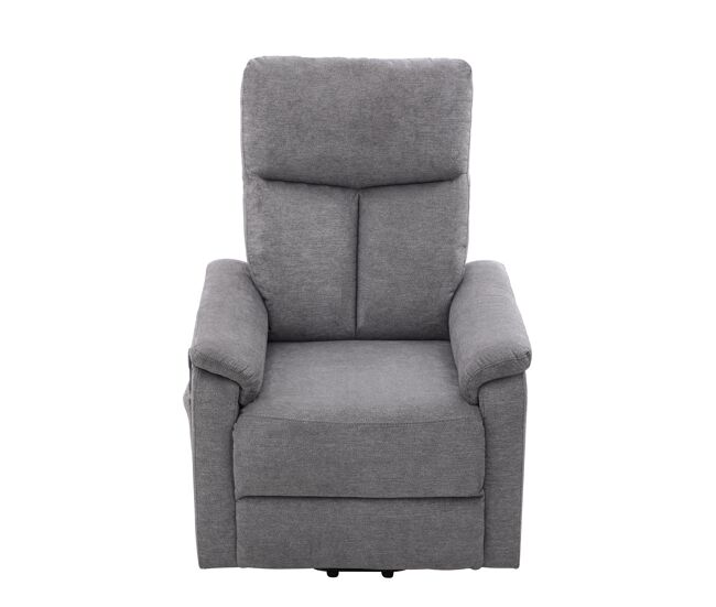 Sillón relax eléctrico lift up yago color gris oscuro