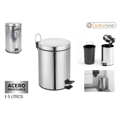 Balde do lixo BAÑO 5 litros aço inoxidável