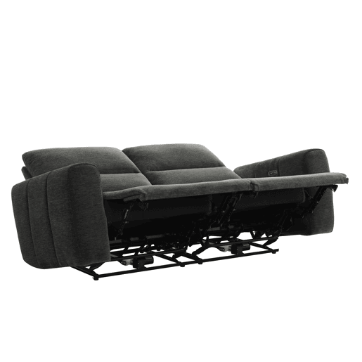 Sofá 3 lugares relax elétrico MAEL cor verde Sofá 3 lugares relax elétrico MAEL cor verde
