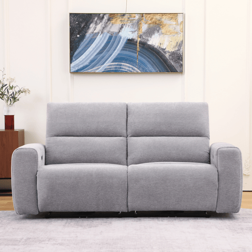 Sofá 3 lugares relax elétrico MAEL cor cinza Sofá 3 lugares relax elétrico MAEL cor cinza