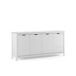 Aparador bajo 4 puertas blanco JULIETA Aparador bajo 4 puertas blanco JULIETA Blanco
