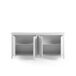 Aparador bajo 4 puertas blanco JULIETA Aparador bajo 4 puertas blanco JULIETA Blanco