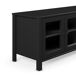 Mueble TV 150cm 4 puertas negro SIRIO Mueble TV 150cm 4 puertas negro SIRIO Negro