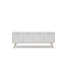 Móvel de TV VOLGA 140cm 4 portas branco