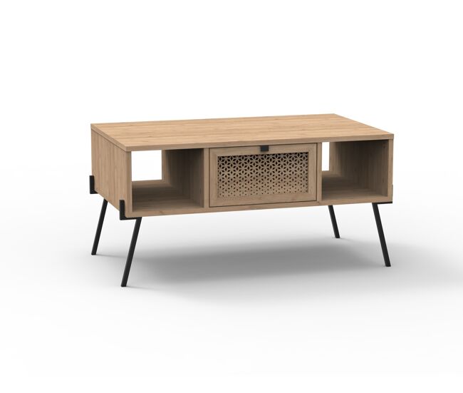Mesa de centro KASARI con cajón