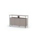 Aparador bajo KEILA de 3 puertas y 130 cm Aparador bajo KEILA de 3 puertas y 130 cm Visón