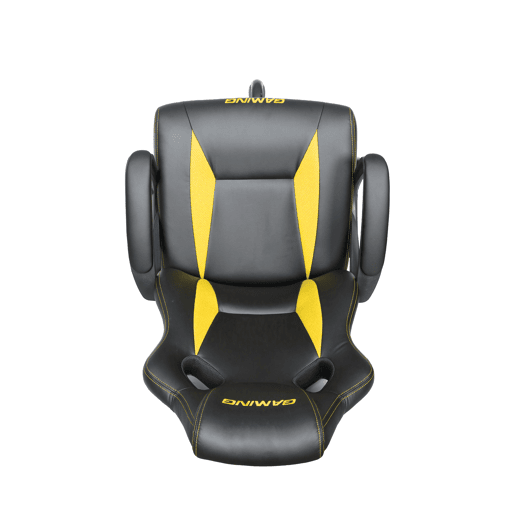 Cadeira gaming ECLIPSE cor preto e amarelo