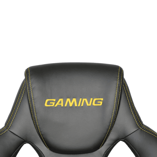 Cadeira gaming ECLIPSE cor preto e amarelo