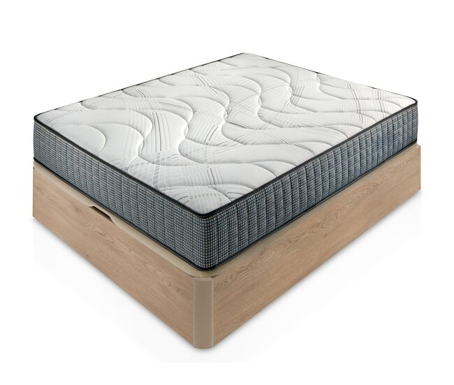 Pack colchón con canapé 150x190cm nut xtra h9 somnalis