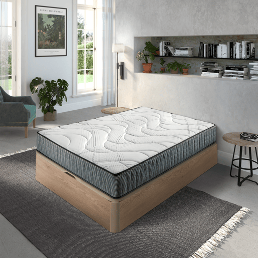 Pack colchão com sommier 150x190cm nut XTRA H9 SOMNALIS