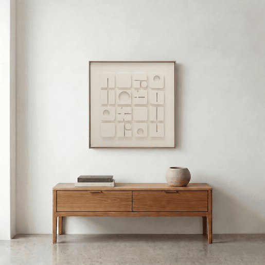 Pintura original SHAPES relevo 3D 80cm marca CONFORAMA